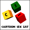 cartoon sex list